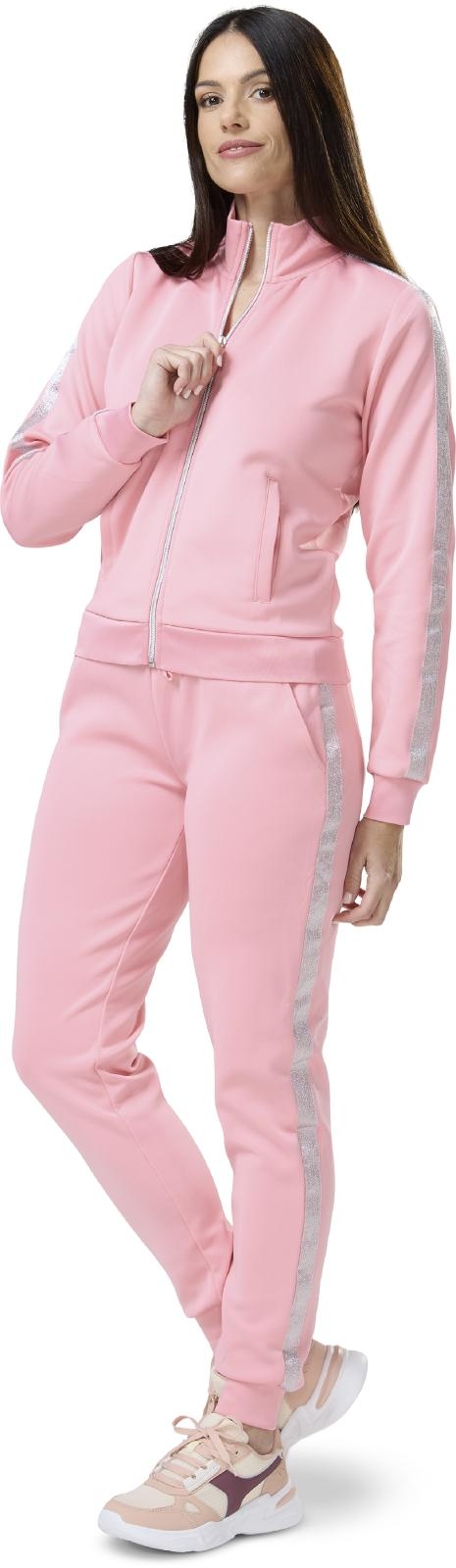 FELPA CON BANDA LUREX DONNA