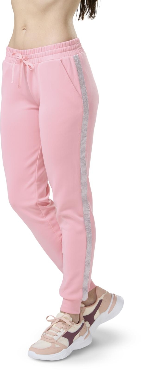 PANTALONE CON BANDA LUREX DONNA