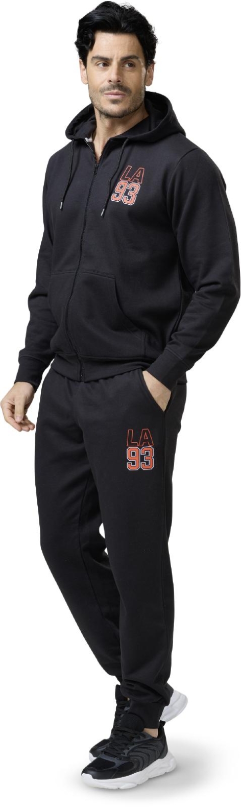 FELPA UOMO CON CAPPUCCIO E ZIP