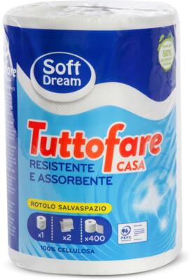 ROTOLO TUTTOFARE,
400 STRAPPI, 
2 VELI