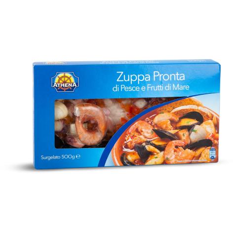 ZUPPA PRONTA DI PESCE E FRUTTI DI MARE