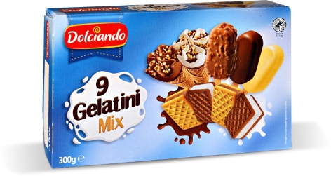 GELATINI MIX, 
9 PZ