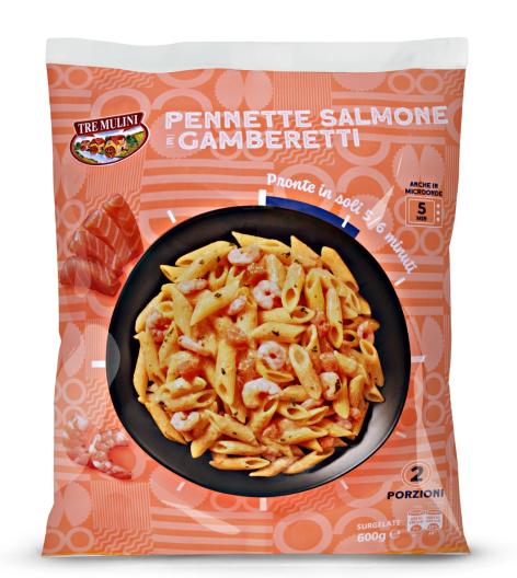PENNETTE SALMONE E GAMBERETTI