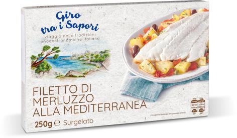 FILETTO DI MERLUZZO ALLA MEDITERRANE