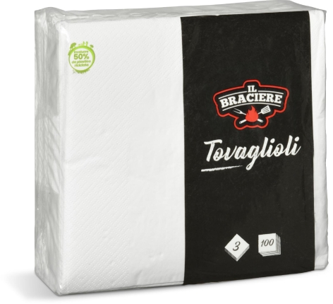 TOVAGLIOLI
3 VELI, 
40 X 40 CM, 
100 PZ