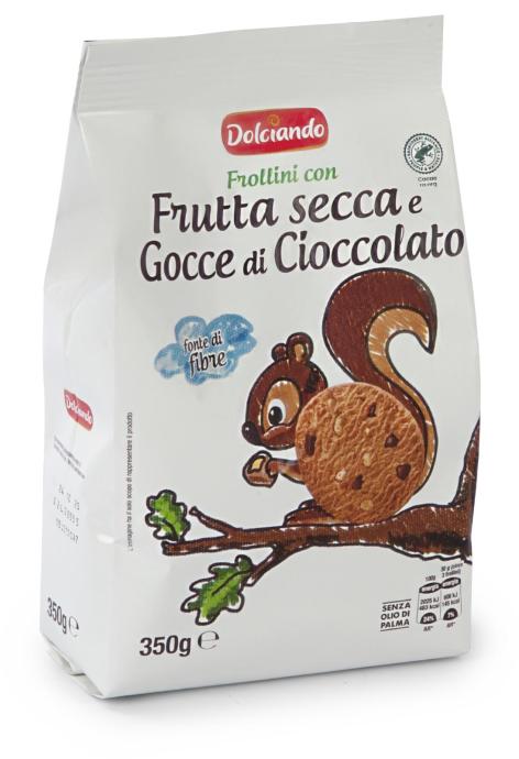 FROLLINI CON FRUTTA SECCA E CIOCCOLATO