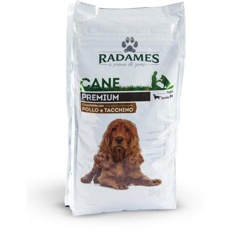 CROCCHETTE PREMIUM 
PER CANE SENIOR 
CON POLLO E TACCHINO