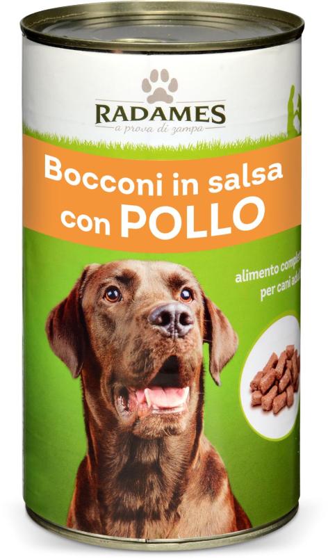 BOCCONI IN SALSA PER CANI CON POLLO