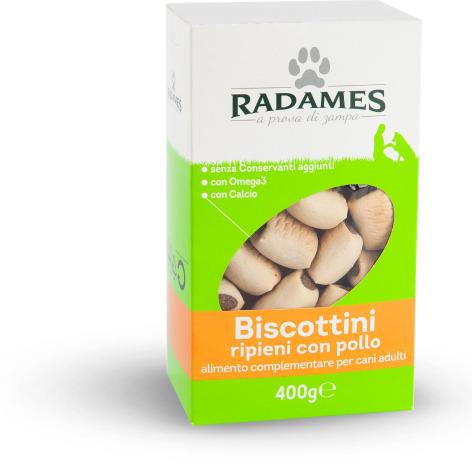 BISCOTTINI PER CANI RIPIENI CON POLLO