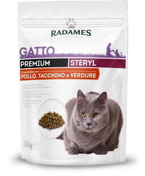 Croccantini premium per gatto sterilizzato