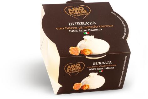 Burrata con burro al tartufo bianco