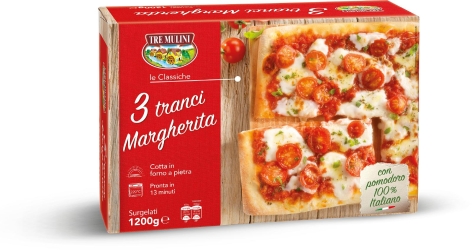 TRANCI DI PIZZA MARGHERITA, 3 pz