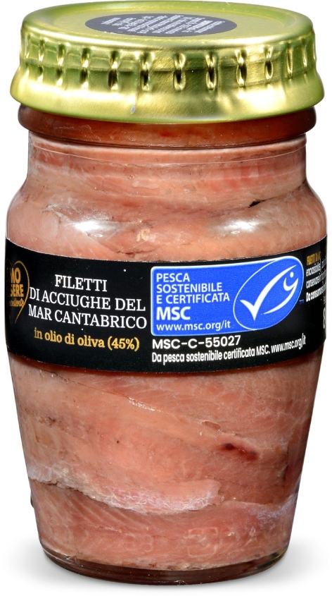 FILETTI DI ACCIUGHE DEL MAR CANTABRICO IN OLIO DI OLIVA