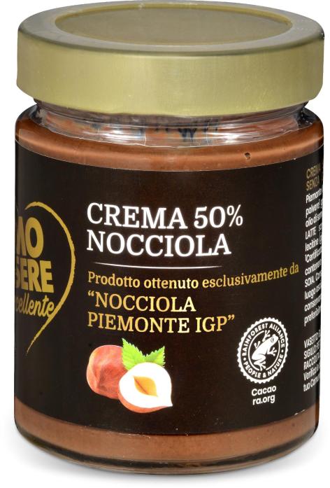CREMA SPALMABILE 50% NOCCIOLE DEL PIEMONTE IGP