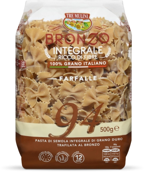FARFALLE INTEGRALI TRAFILATE AL BRONZO