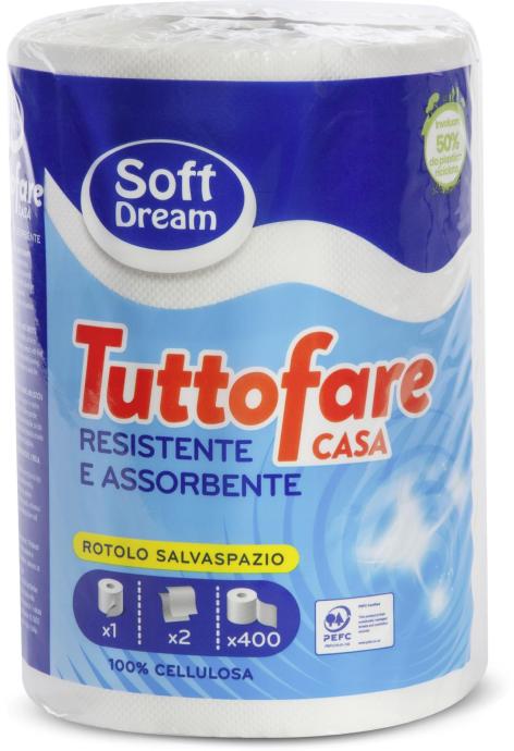 ROTOLO TUTTOFARE, 
2 VELI, 
400 STRAPPI