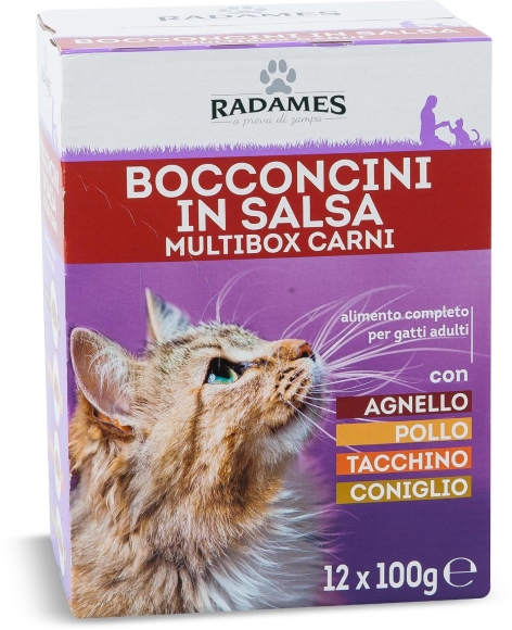 BOCCONCINI PER GATTO CARNE MULTIBOX