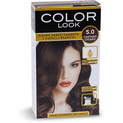 Crema colorante per capelli CASTANO CHIARO 5.0