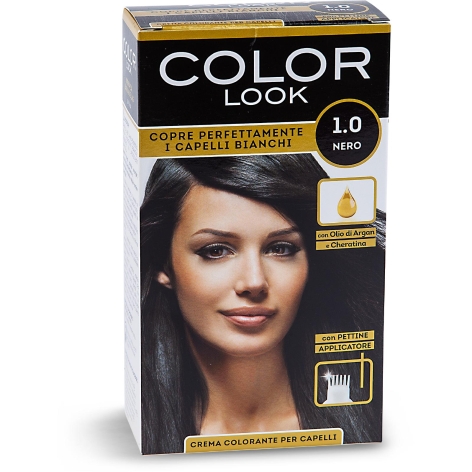Crema colorante per capelli NERO 1.0