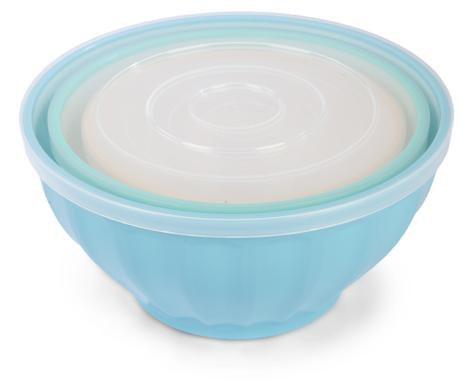 SET 3 INSALATIERE CON COPERCHIO