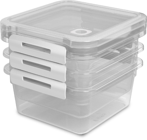 SET CONTENITORI FRIGO CON CLIP