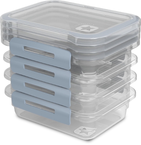 SET CONTENITORI FRIGO CON CLIP