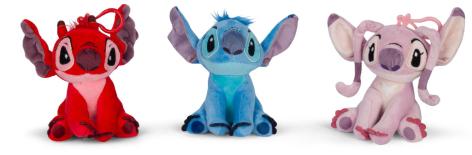 SET 3 PELUCHE STITCH AND FRIENDS
