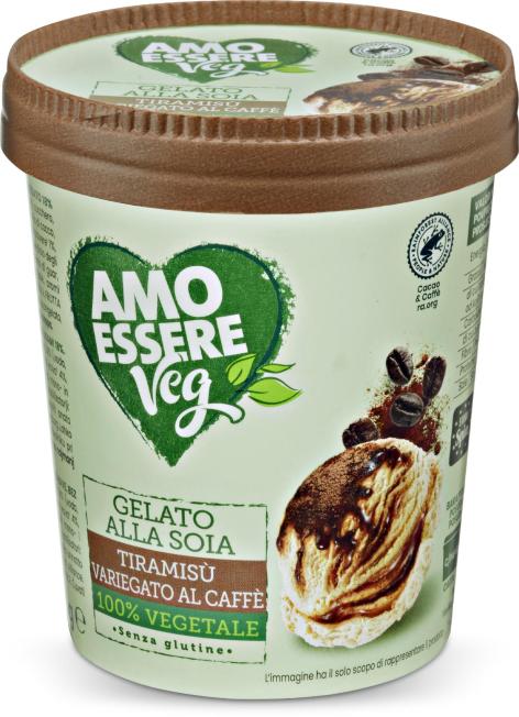 GELATO ALLA SOIA TIRAMISÙ VARIEGATO AL CAFFÈ