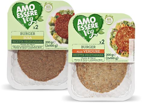 BURGER DI SOIA/ALLE VERDURE, 2 PZ