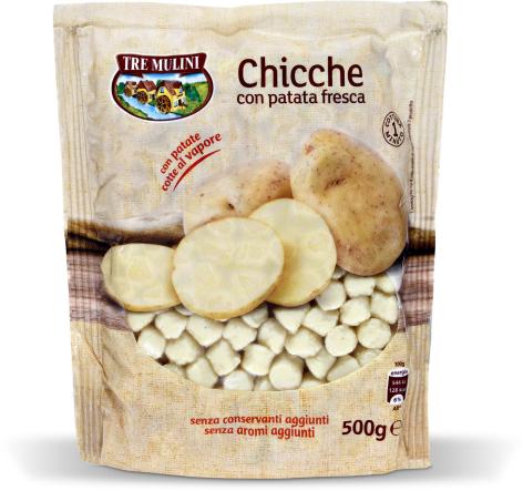 CHICCHE CON PATATA FRESCA