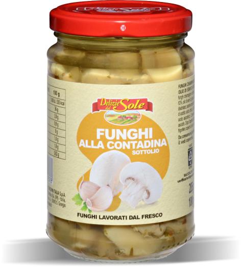 FUNGHI ALLA CONTADINA SOTTOLIO