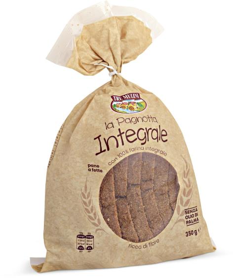 PAGNOTTA CON 100% FARINA INTEGRALE