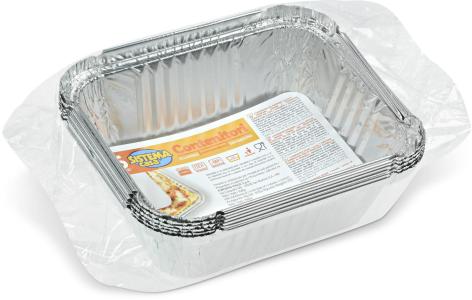 CONTENITORI CON COPERCHIO MONOPORZIONE, 6 PZ