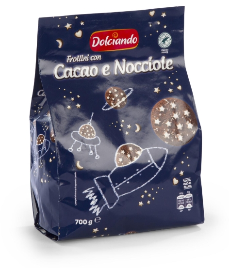 FROLLINI CON CACAO 
E NOCCIOLE