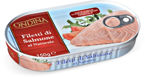 FILETTI 
DI SALMONE 
AL NATURALE