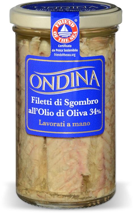 FILETTI DI SGOMBRO ALL'OLIO DI OLIVA
