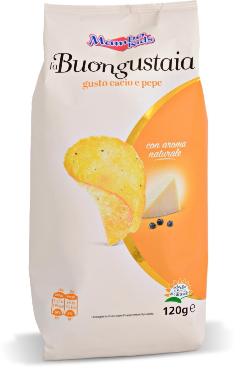 PATATINE GUSTO CACIO E PEPE