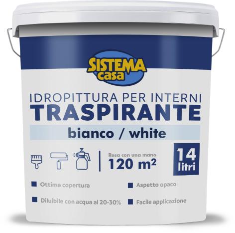 IDROPITTURA PER INTERNI TRASPIRANTE