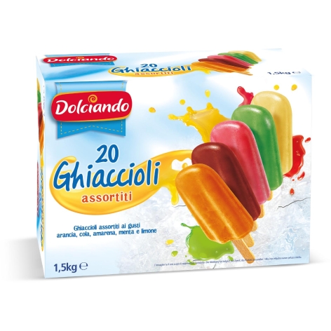 GHIACCIOLI ASSORTITI, 20 PZ