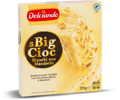 BIG CIOC BIANCO CON MANDORLE, 3 PZ
