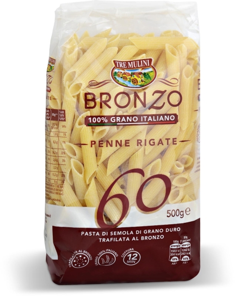 PENNE RIGATE 
TRAFILATE AL BRONZO