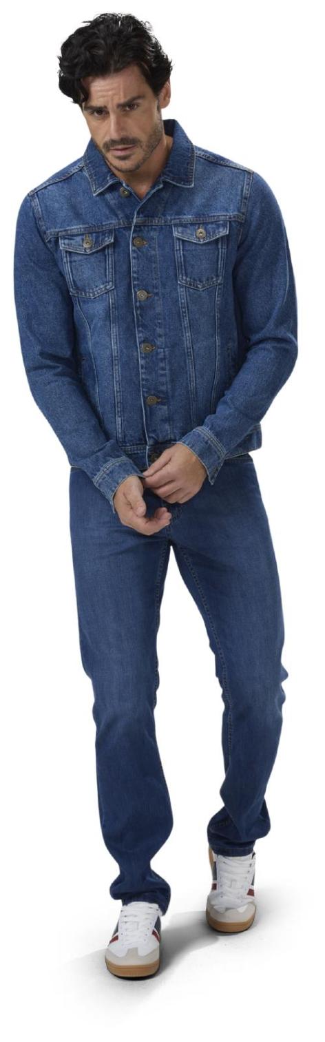 GIACCA IN DENIM CON TASCHE