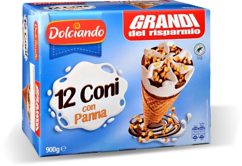 CONI CON PANNA, 12 PZ