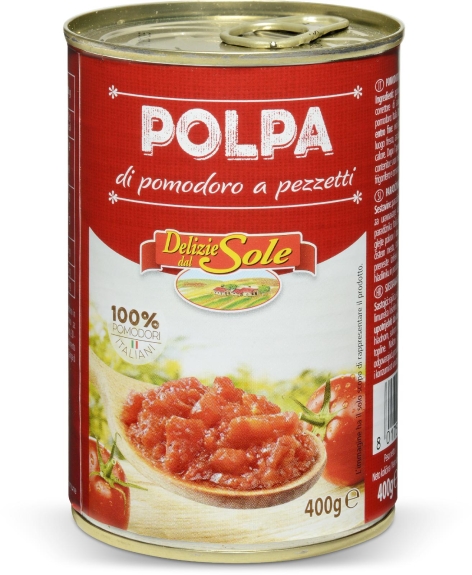POLPA DI POMODORO
A PEZZETTI