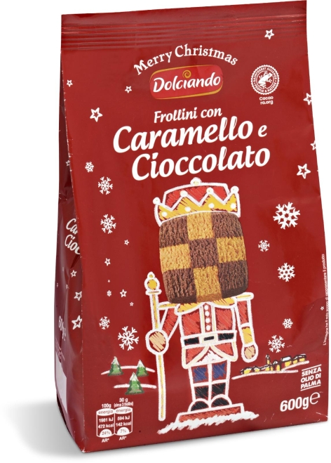 FROLLINI CON CARAMELLO E CIOCCOLATO