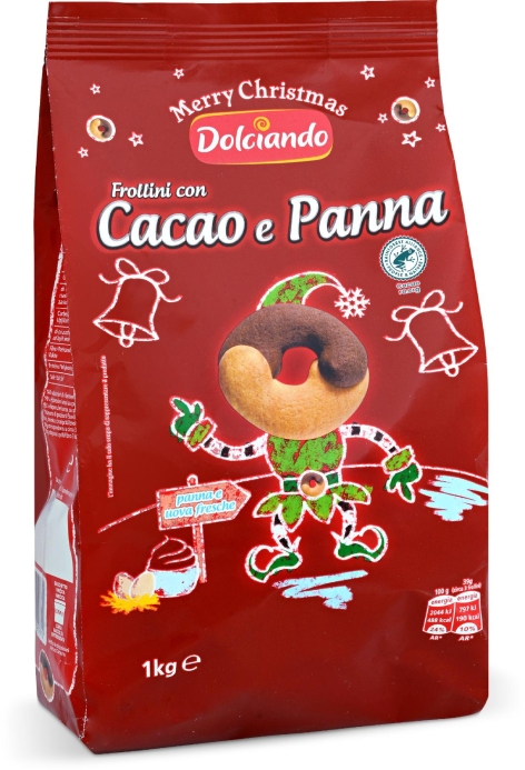 FROLLINI CON CACAO E PANNA