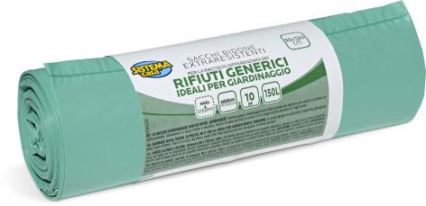 10 SACCHI GIARDINAGGIO 90X120 VERDI