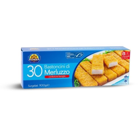 BASTONCINI 
DI MERLUZZO, 30 PZ