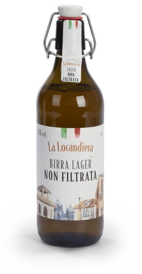BIRRA LAGER NON FILTRATA