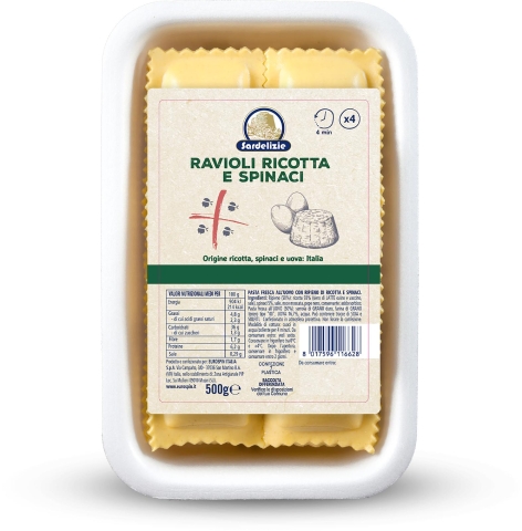 RAVIOLI RICOTTA E SPINACI